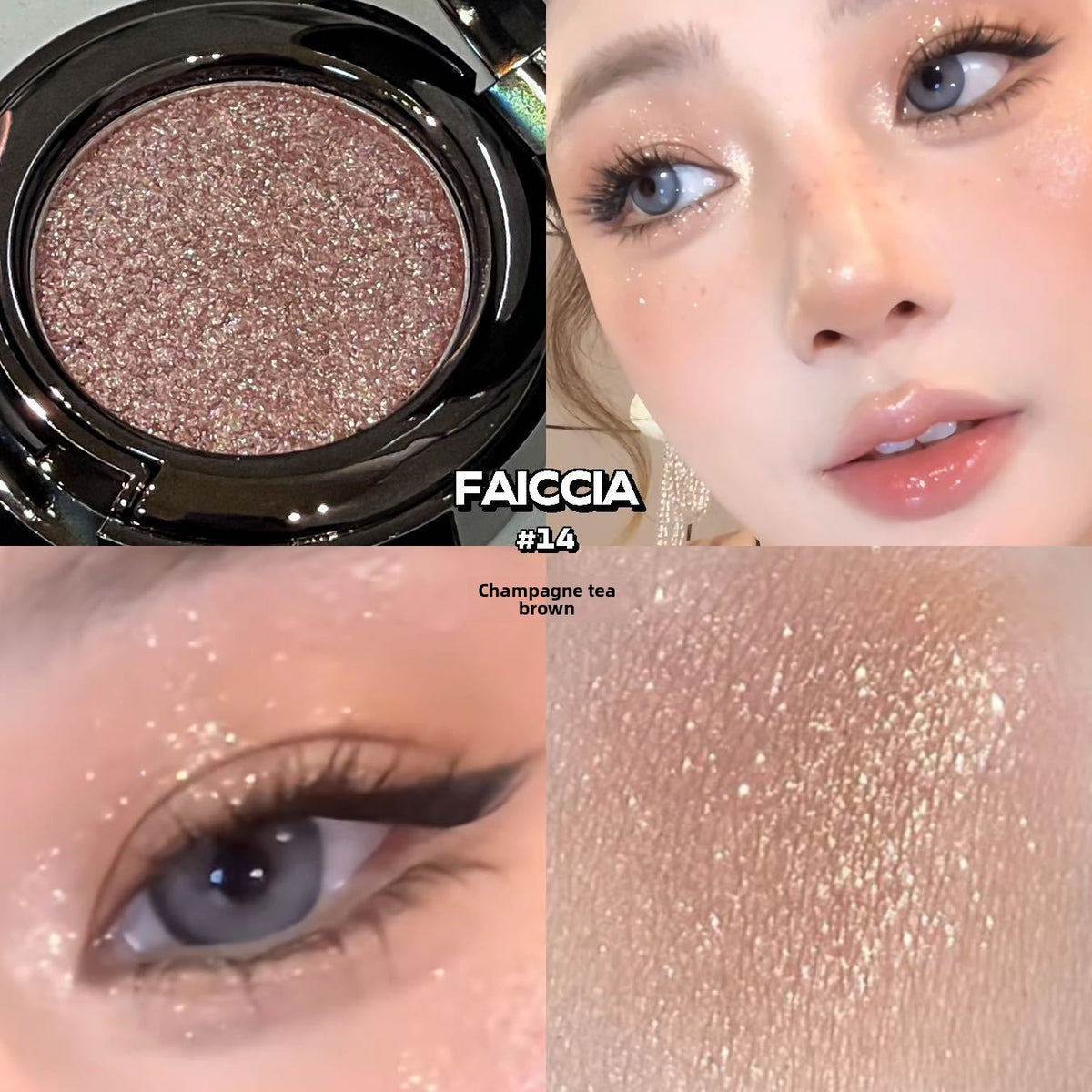 Faiccia Pearlescent Single Shade Eyeshadow